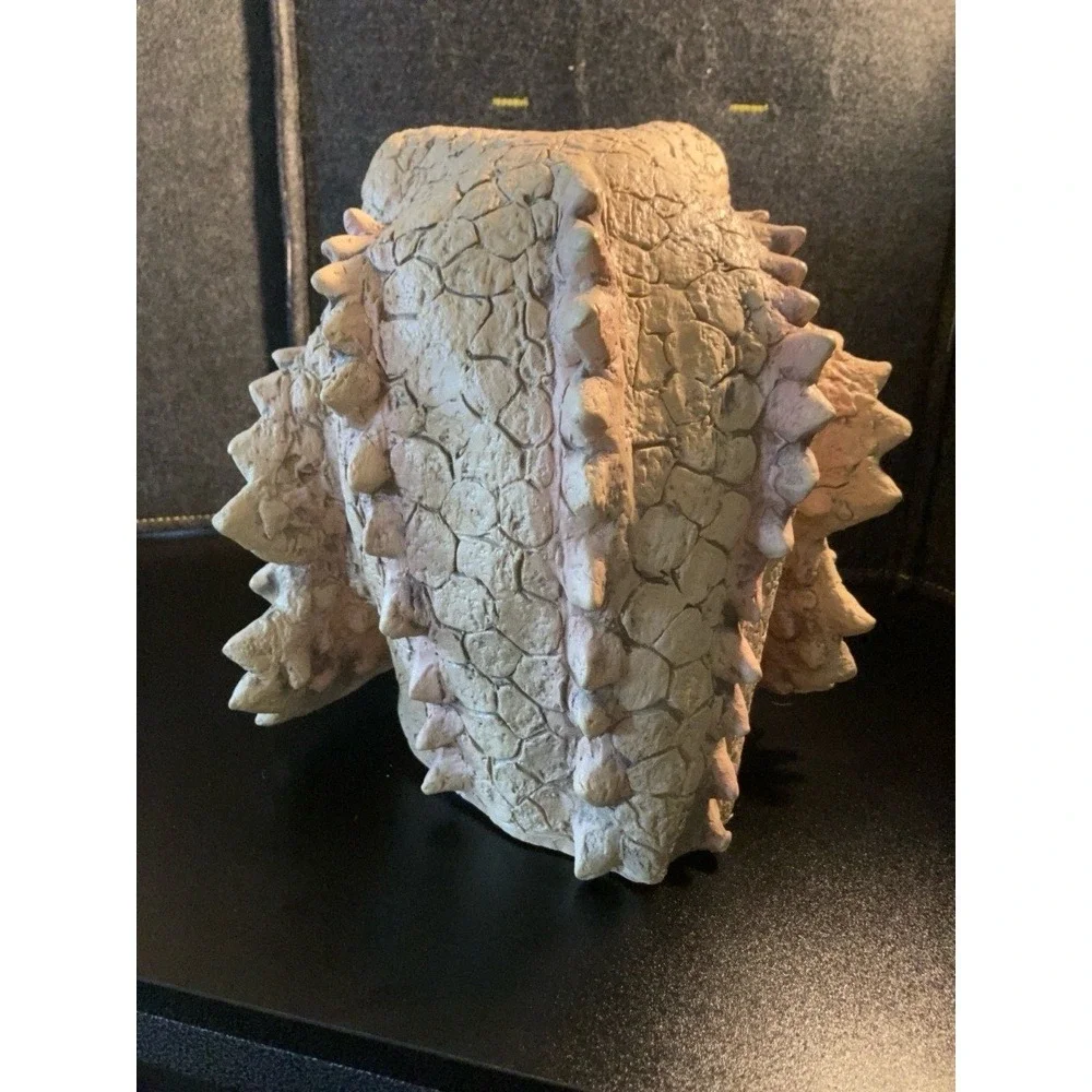 Bearded Dragon Lizard Latex Mask Realistic Reptile Full Head Costume Tan Cosplay